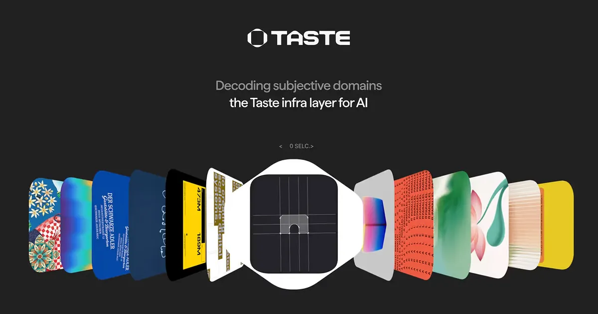 Taste Labs - The taste layer for AI